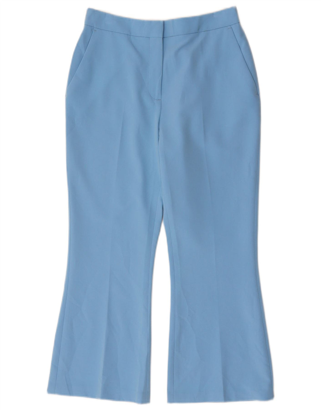Topshop Женские укороченные брюки Bootcut UK 8 Small W26 L24 Синий Полиэстер