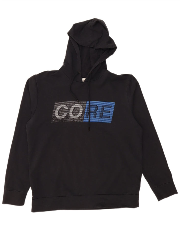 Мужской джемпер с капюшоном JACK & JONES, размер XL, черный, хлопок