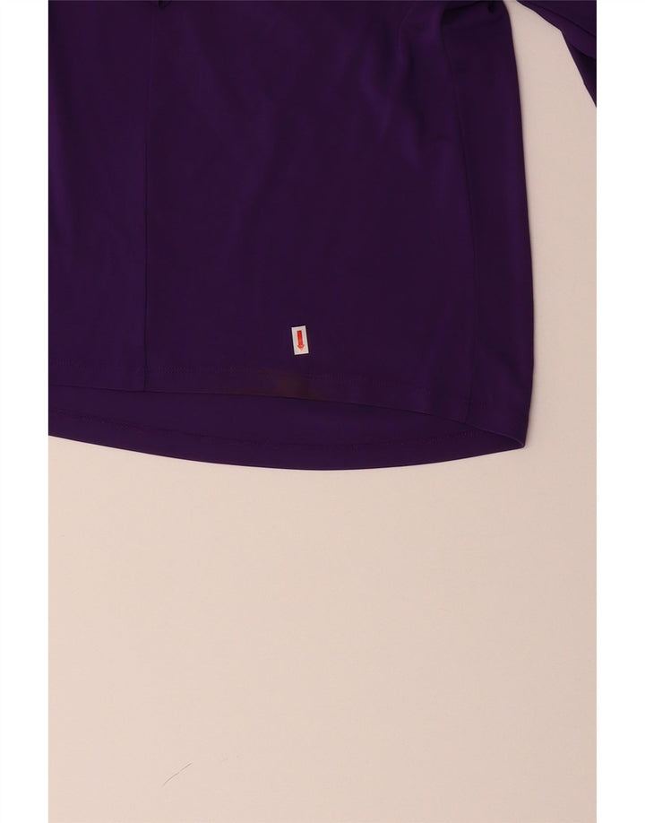 LUISA SPAGNOLI Womens Blouse Top UK 14 Medium Purple Viscose