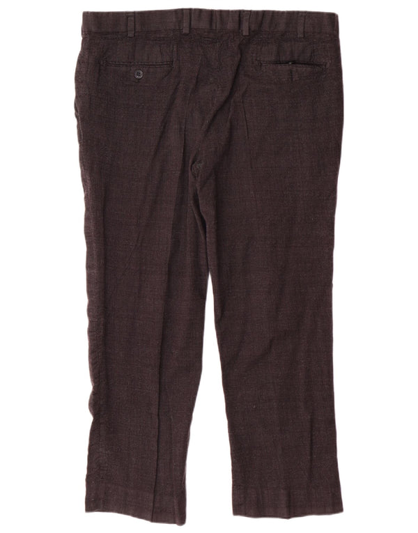 Мужские прямые укороченные брюки MARKS & SPENCER Autograph W40 L26 черные