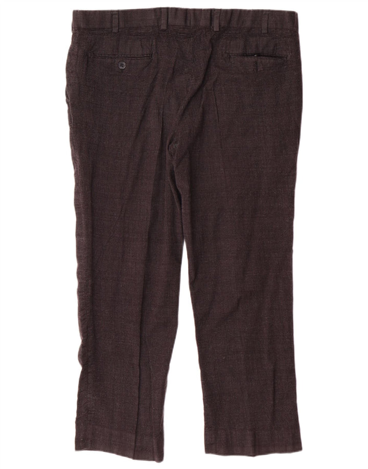 Мужские прямые укороченные брюки MARKS & SPENCER Autograph W40 L26 черные