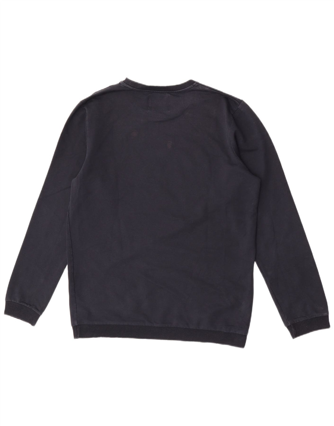 Мужской свитшот с рисунком Jack & Jones, большой хлопковый джемпер темно-синего цвета