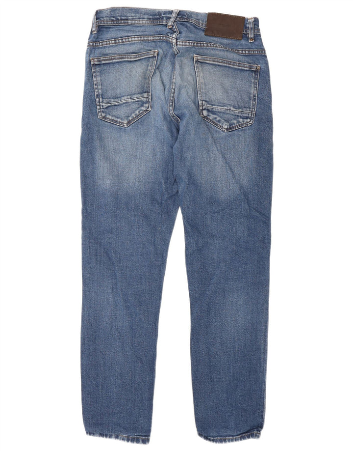 Джинсы мужские узкие Zara EU 42 большие W32 L30 синие