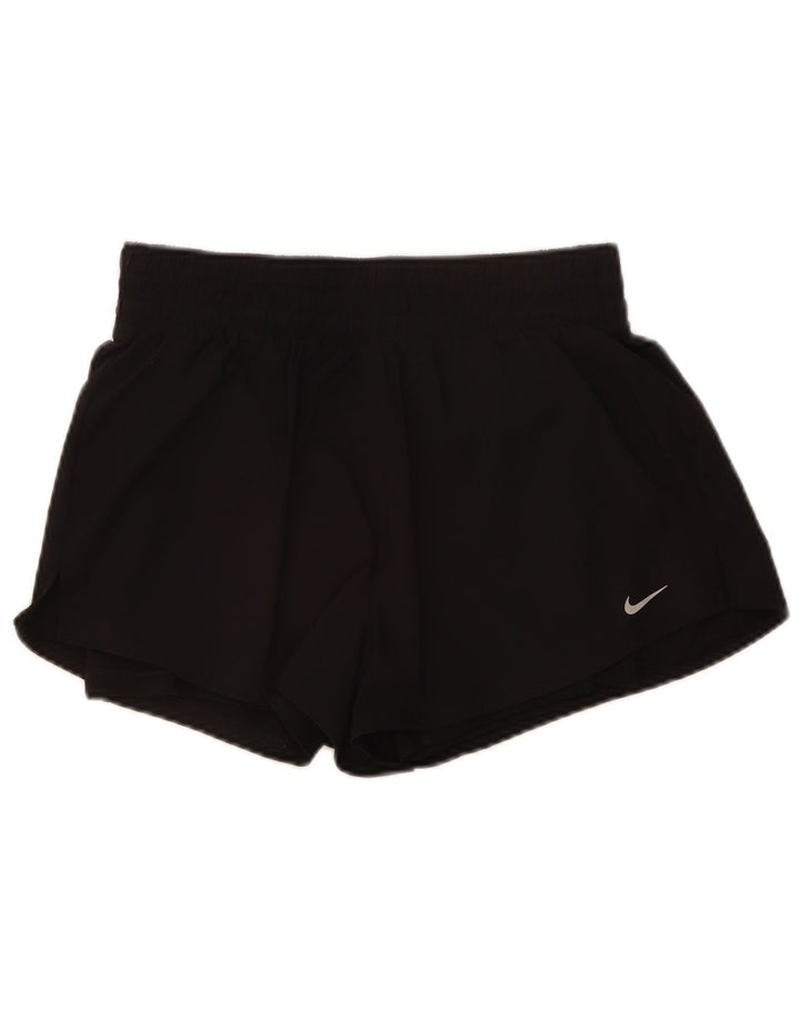 Женские спортивные шорты Nike Dri Fit UK 12, средний черный, полиэстер