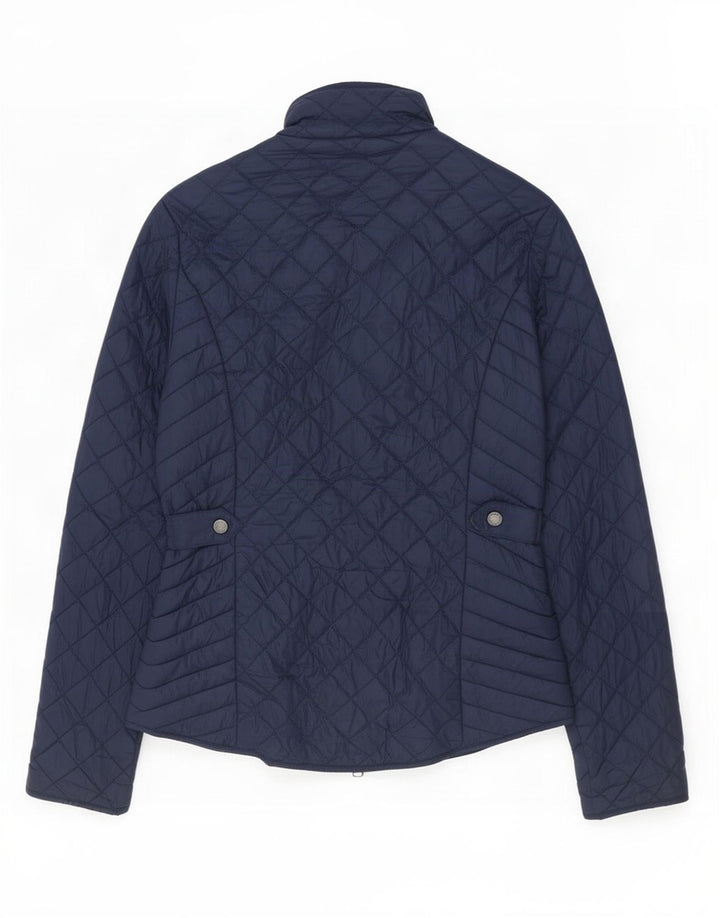 Женская стеганая куртка Barbour UK 10, маленькая, темно-синяя