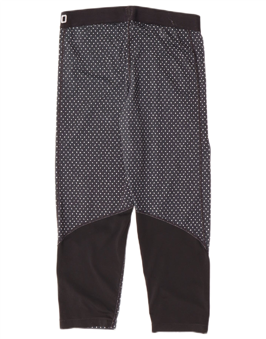 Женские леггинсы с рисунком Nike Dri Fit UK 14, большие темно-синие спортивные в пятнистом цвете