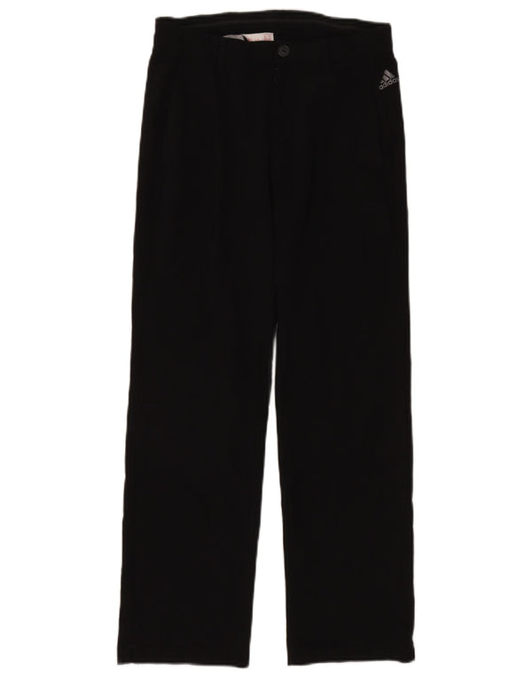 Прямые брюки-чиносы Adidas для мальчиков 11-12 лет, средние W26 L26, черные
