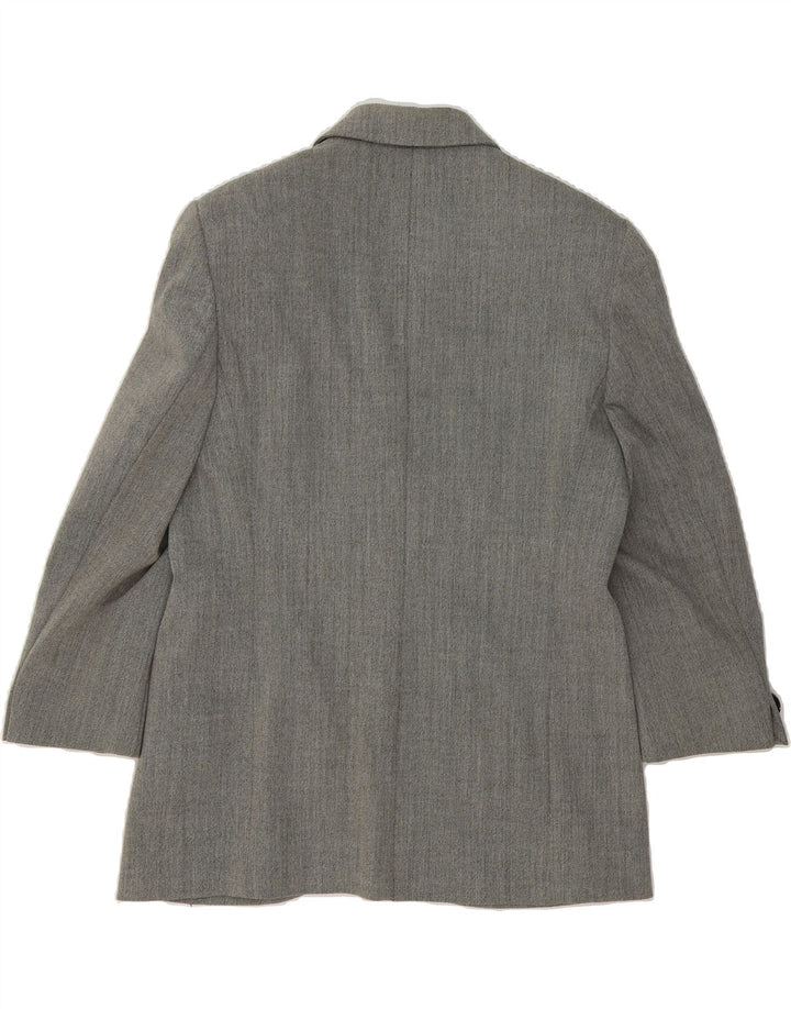 GIANFRANCO FERRE Womens 3 Button Blazer Jacket UK 14 Medium Grey Vintage Gianfranco Ferre and Second-Hand Gianfranco Ferre from Messina Hembry 