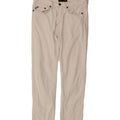 JUST CAVALLI Mens Slim Casual Trousers W34 L29  White Vintage Just Cavalli and Second-Hand Just Cavalli from Messina Hembry 