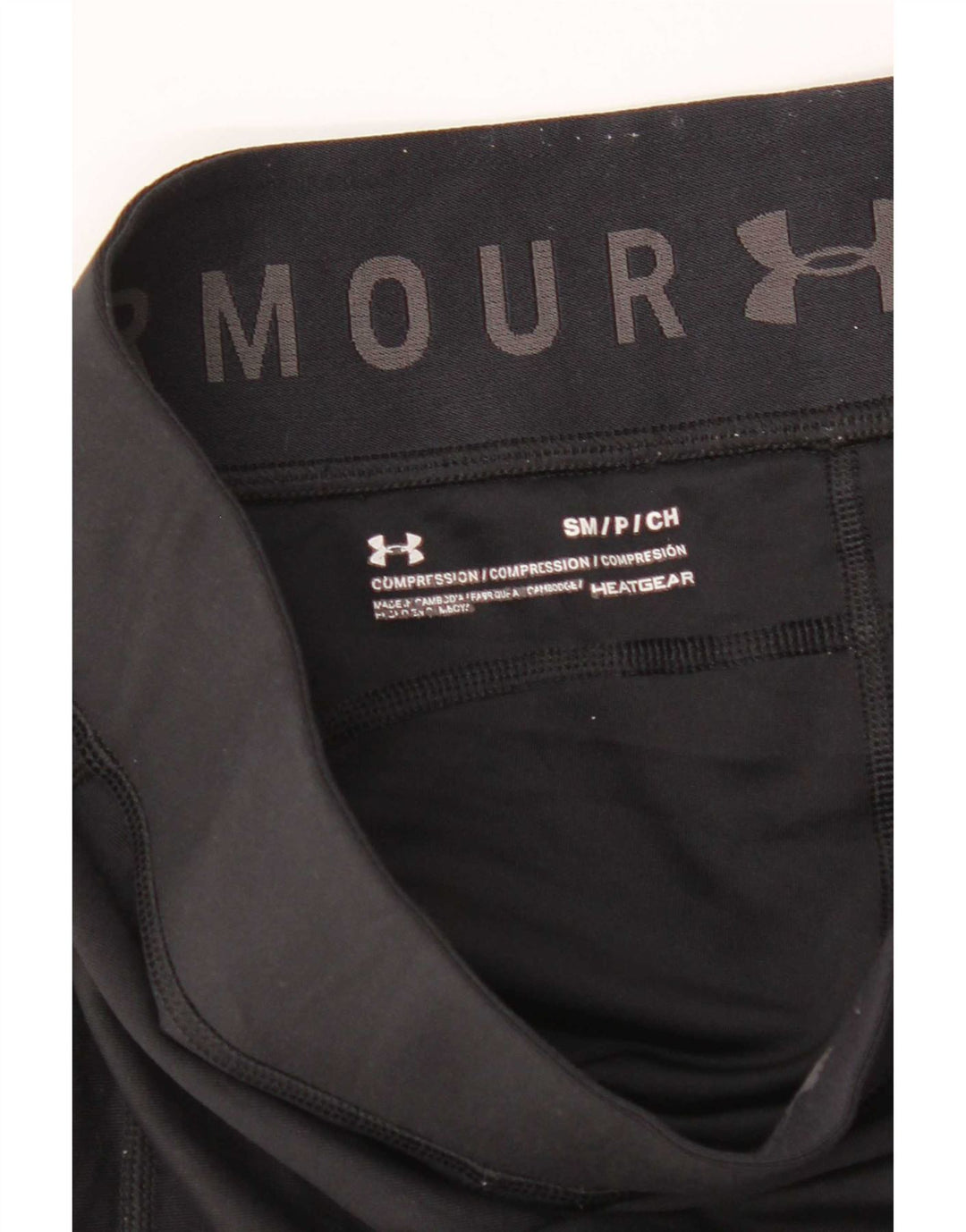Женские компрессионные леггинсы-капри Under Armour, Великобритания, 10, маленькие, черные