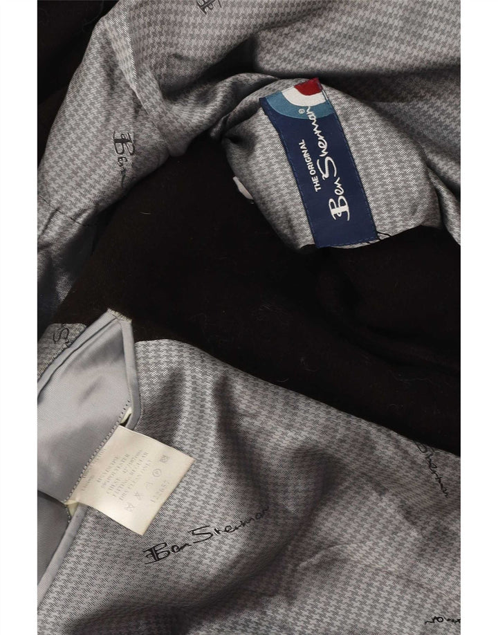 Мужской пиджак Ben Sherman на 2 пуговицах, Великобритания 42 XL, коричневый хлопок