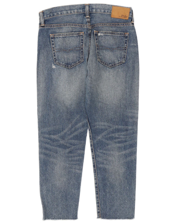 Женские узкие джинсы-бойфренды POLO RALPH LAUREN W25 L25 синие