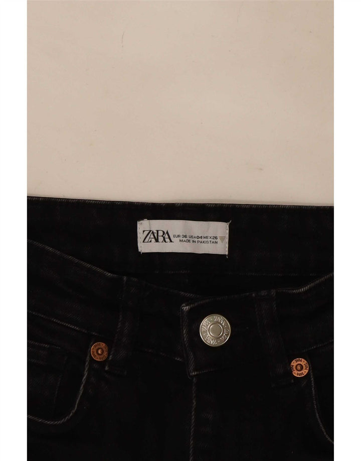 Женские джинсы Bootcut Zara EU 36 XS W26 L26 черные