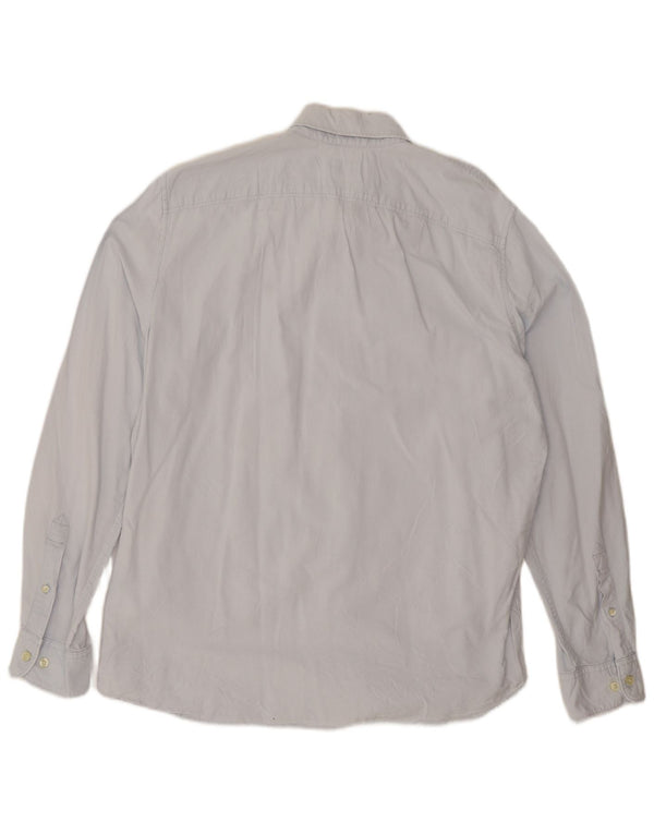 Мужская рубашка приталенного кроя Timberland XL, синяя, хлопок