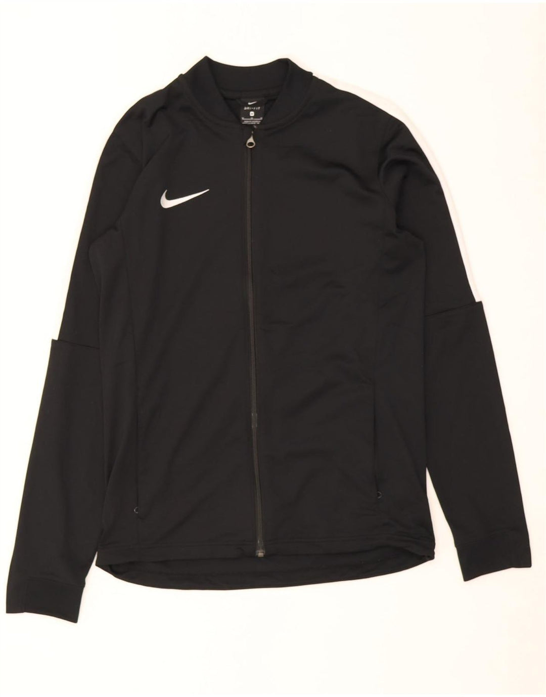 Мужская спортивная куртка Nike Dri Fit, средний черный полиэстер с цветными блоками