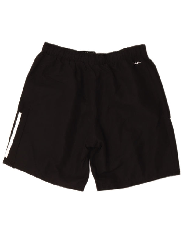 Мужские спортивные шорты Adidas Climalite, большие черные из полиэстера