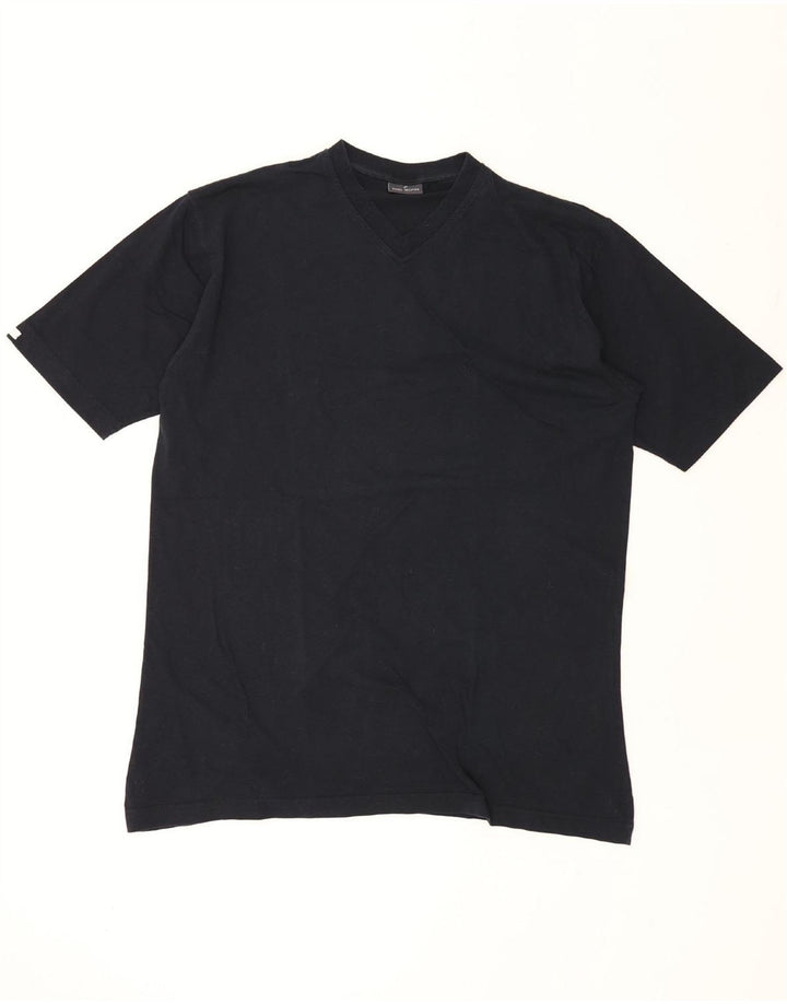 DANIEL HECHTER Mens T-Shirt Top Large Black Vintage Daniel Hechter and Second-Hand Daniel Hechter from Messina Hembry 