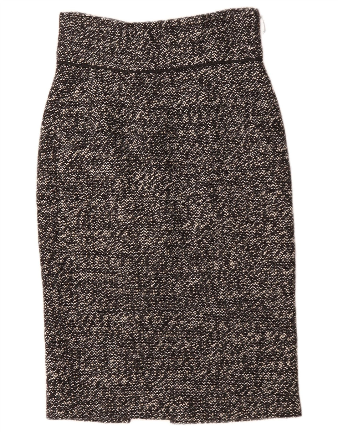 Женская юбка-карандаш Zara, маленькая W26, черный акрил в крапинку