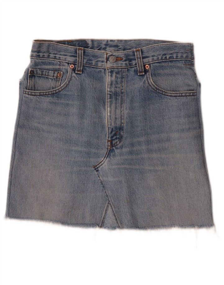 Женская джинсовая юбка Levi's W31, средний синий