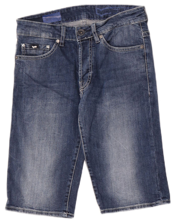 Gas Mens Denim Bermuda Shorts W30 Medium Blue