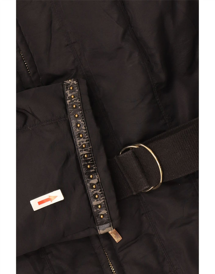 Trussardi Женская стеганая куртка IT 48 XL Черный Полиамид