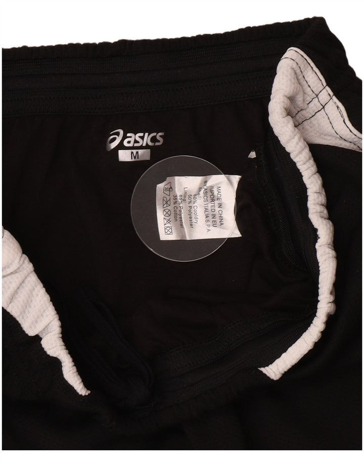 Женские спортивные шорты Asics UK 14, средние, черные, с цветными блоками