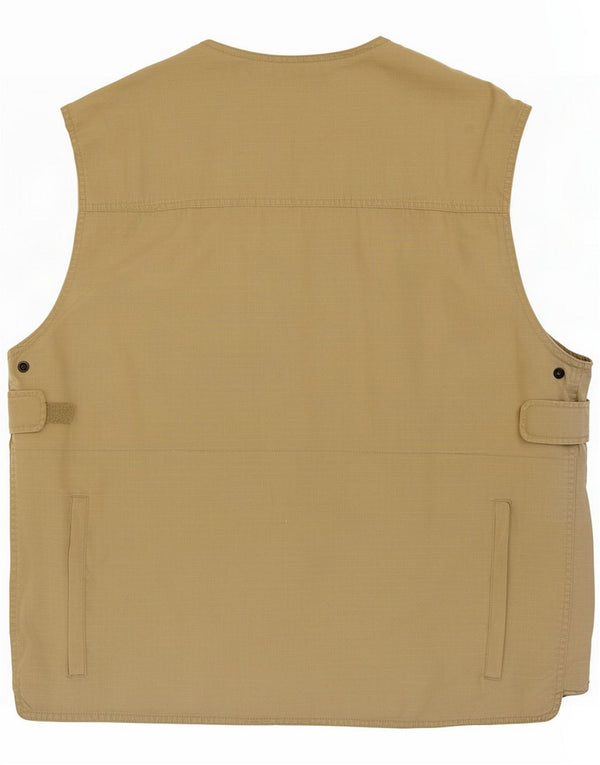 Dolomite Mens Utility Gilet UK 40 Large Khaki Cotton
