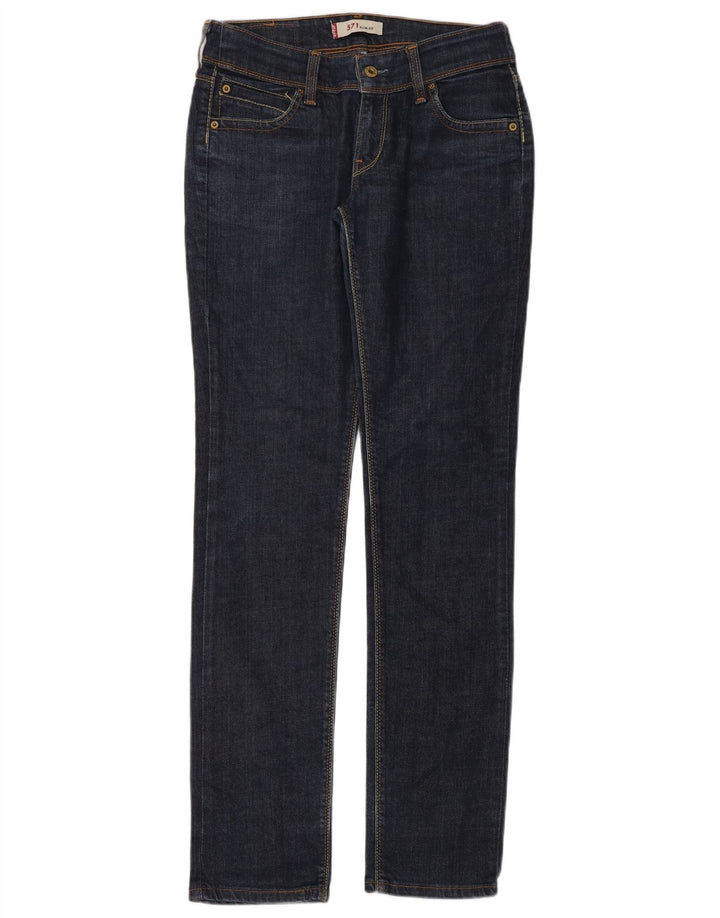 Женские узкие джинсы Levi's 571 W30 L34 синие, хлопок