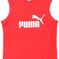 Мужской жилет с рисунком PUMA, средний красный
