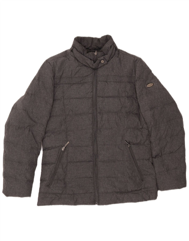 Женская стеганая куртка BEST COMPANY UK 14, большая серая