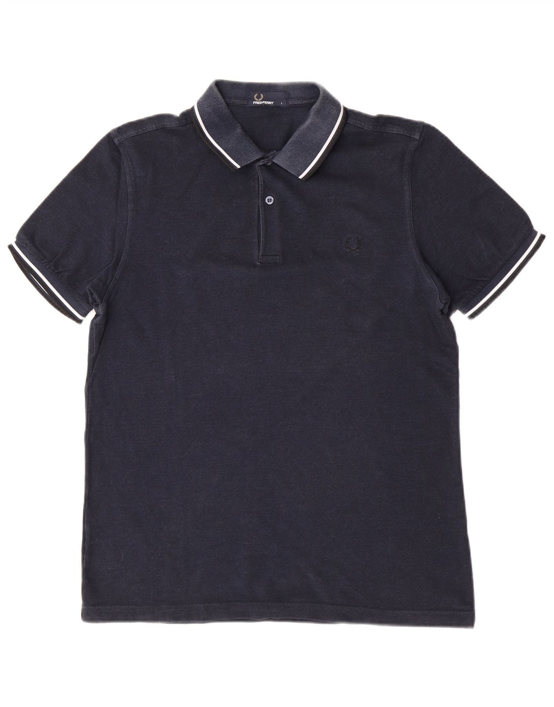 Мужская рубашка-поло Fred Perry, темно-синяя, большая