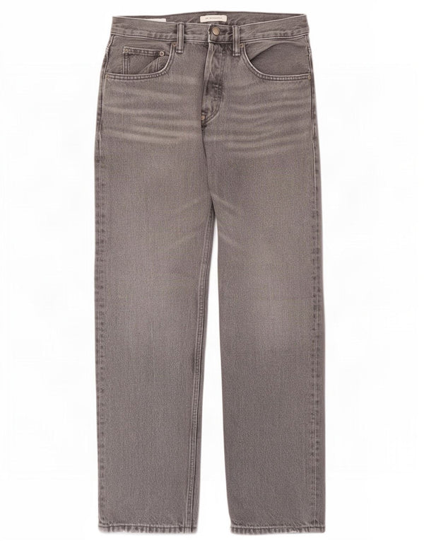 Zara Мужские прямые джинсы EU 38 Small W30 L30 Серый хлопок