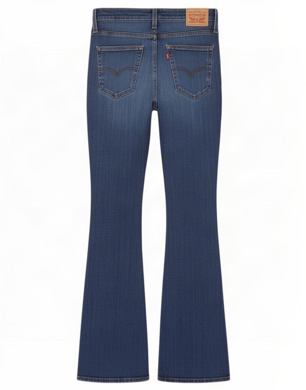 Женские расклешенные джинсы Levi's 726 с высокой талией W31 L32, синий хлопок