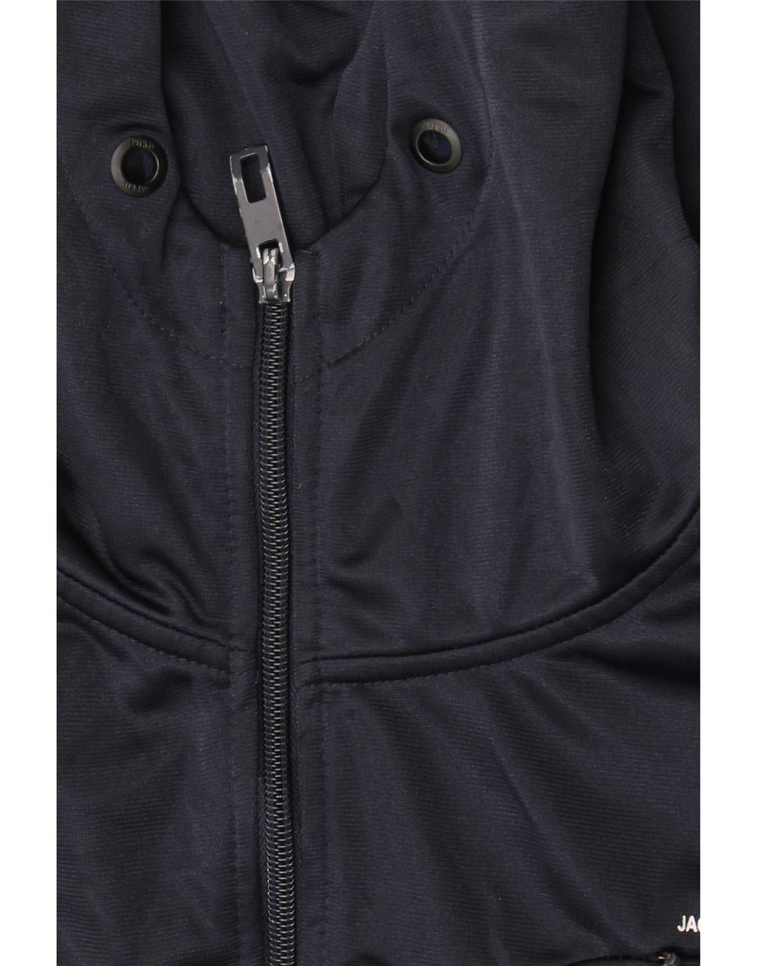 Мужской свитер с капюшоном на молнии Jack & Jones, большой темно-синий, полиэстер