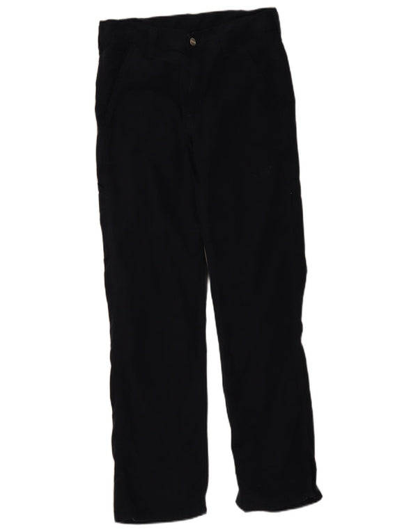 Carhartt Мужские прямые брюки-карго W28 L32 Темно-синие хлопковые