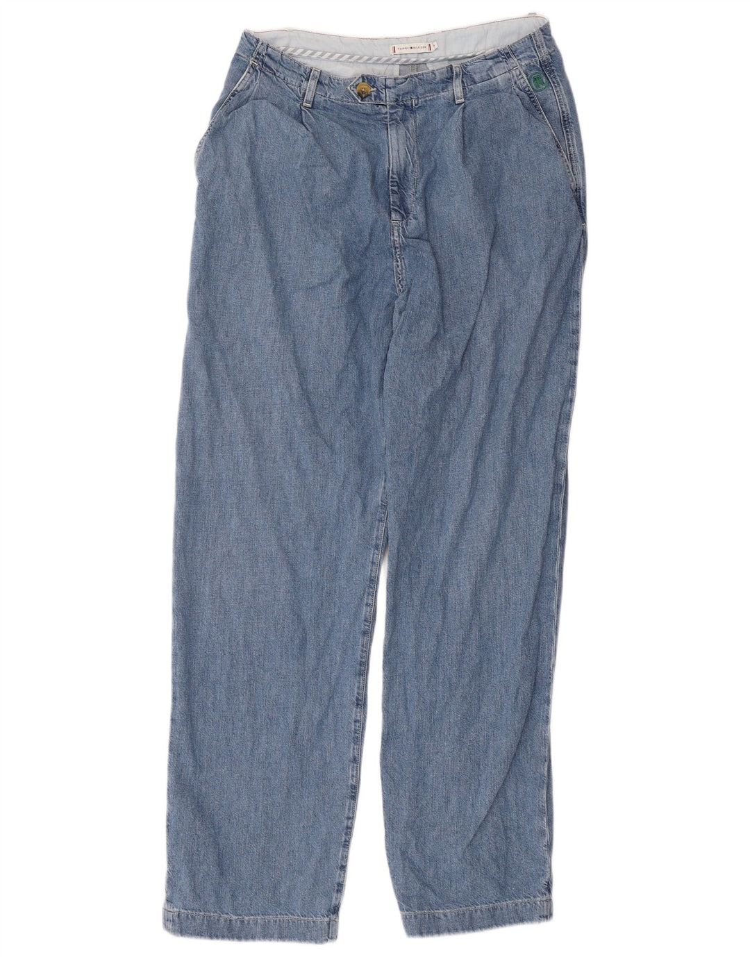 TOMMY HILFIGER Женские прямые джинсы EU 38 Medium W32 L31 Синий хлопок