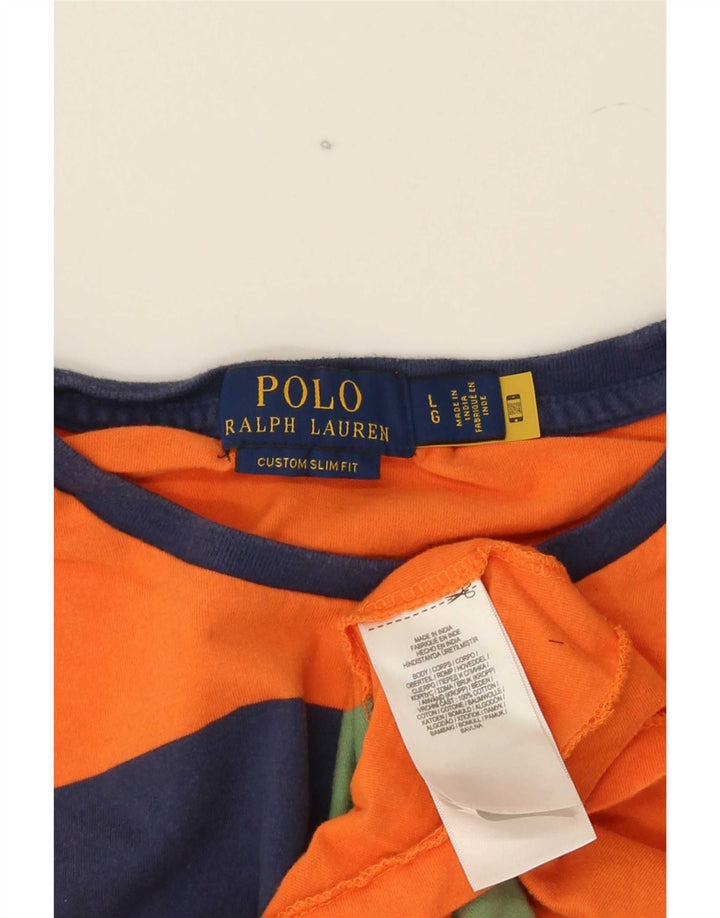 Мужская футболка Polo Ralph Lauren, большая разноцветная полоска