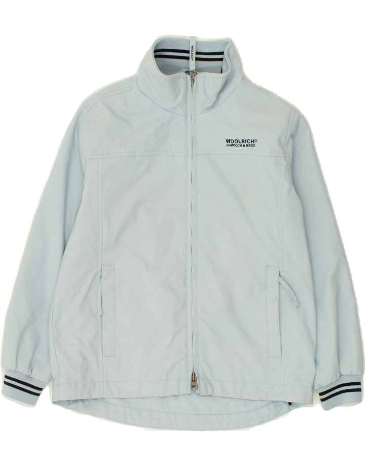 WOOLRICH Boys Bomber Jacket 7-8 Years Blue Nylon Vintage Woolrich and Second-Hand Woolrich from Messina Hembry 