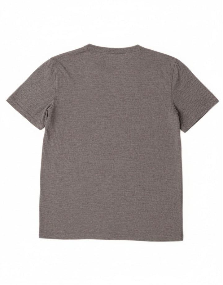 EDDIE BAUER Boys Graphic T-Shirt Top 14-15 Years Large  Grey Polyester