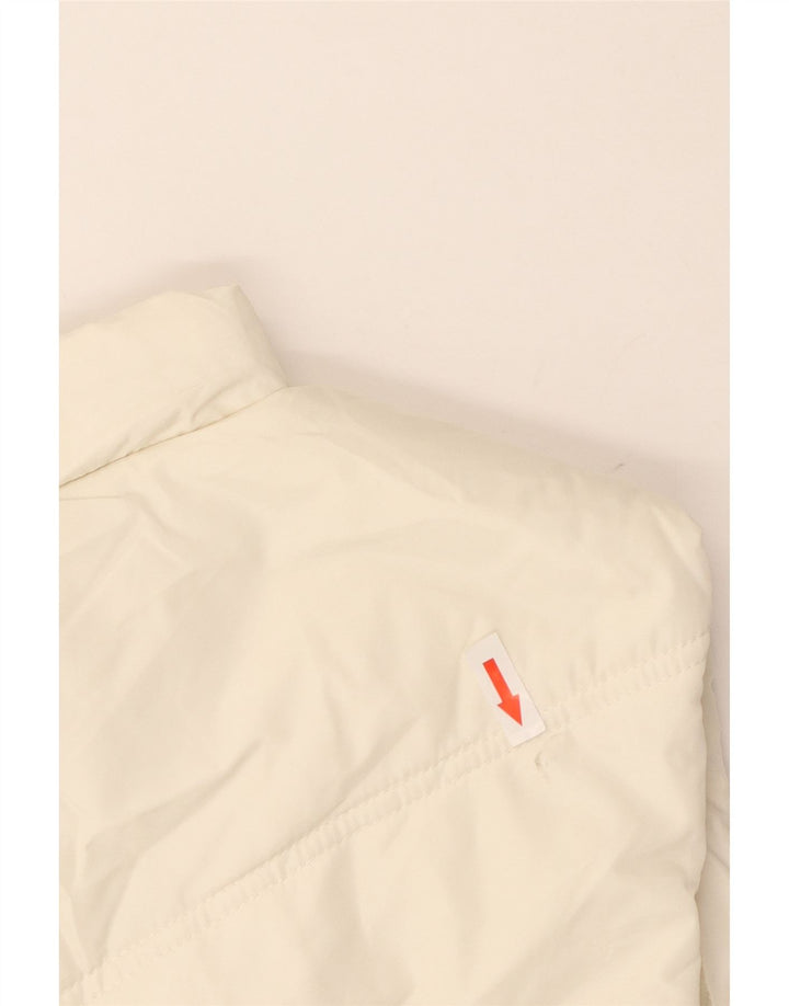 Женский утепленный жилет Hurley UK 18 XL из белого полиэстера