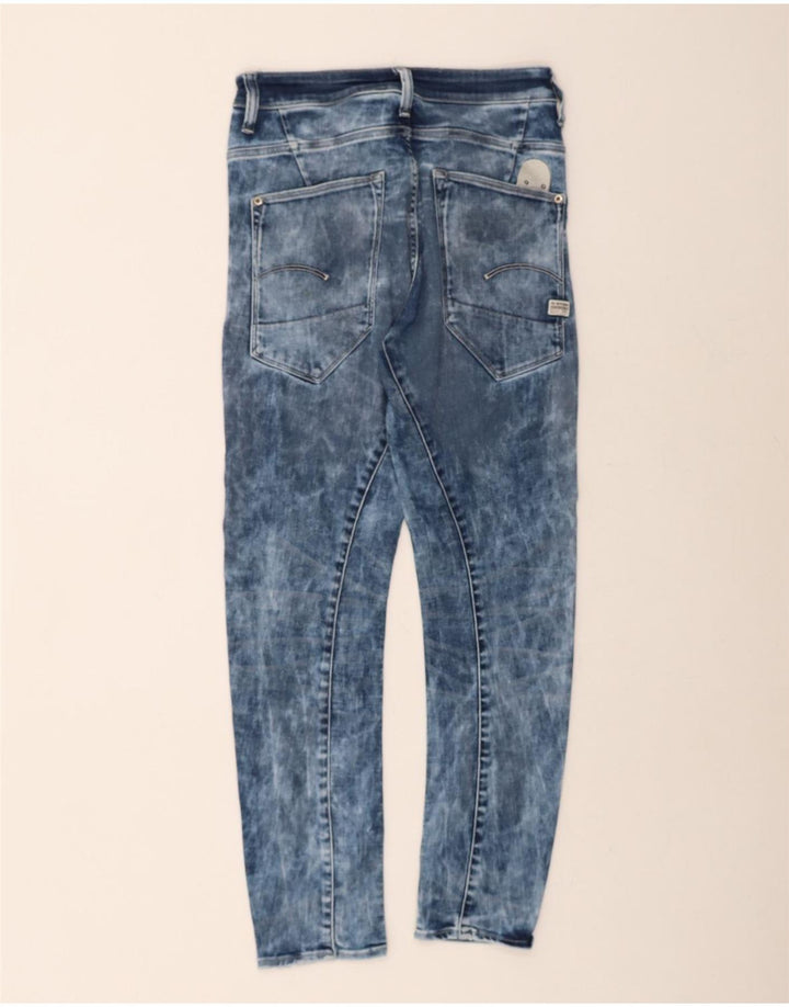 G-STAR Mens Slim Jeans W30 L29 Blue Tie Dye Cotton Vintage G-Star and Second-Hand G-Star from Messina Hembry 