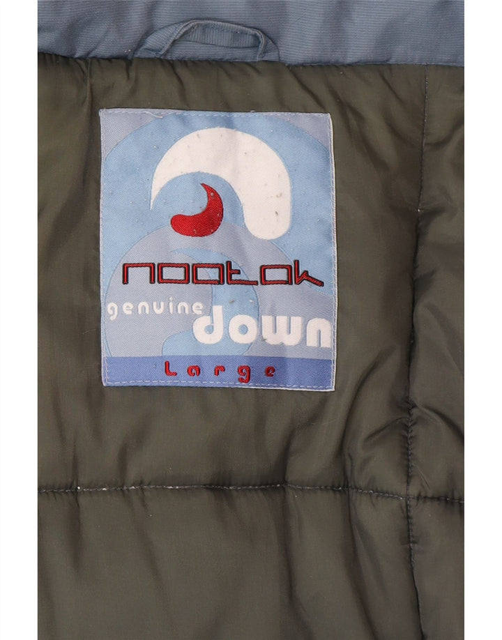 Винтажная мужская стеганая куртка UK 40, большая синяя