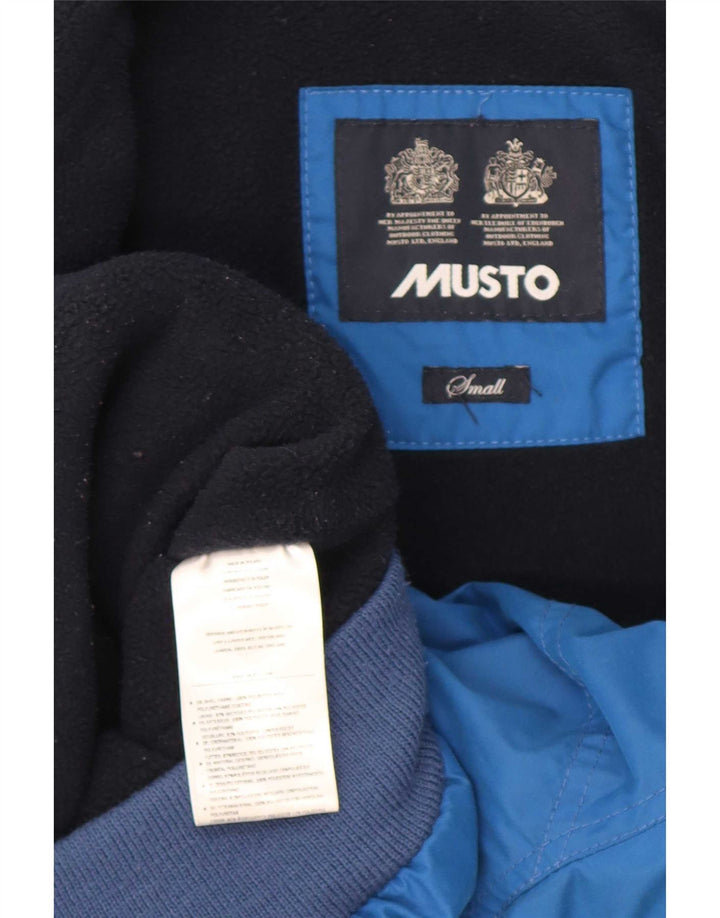 Мужская куртка-бомбер свободного покроя Musto UK 36, маленький синий полиэстер