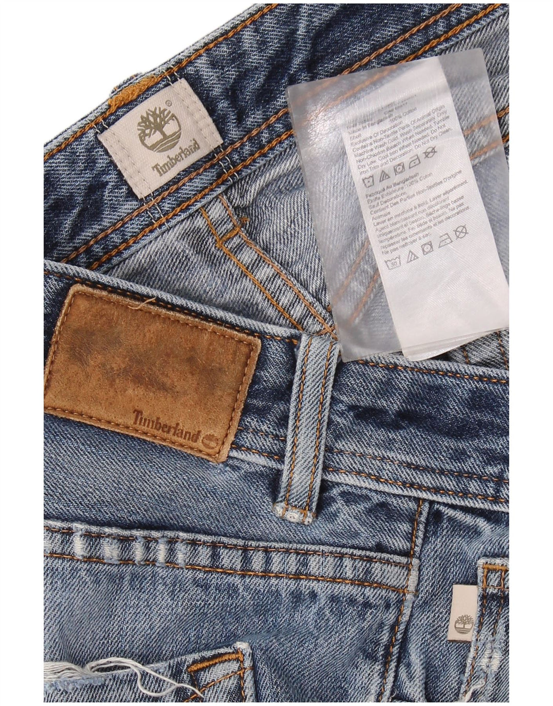 Мужские прямые джинсы TIMBERLAND W34 L31 синие, хлопок