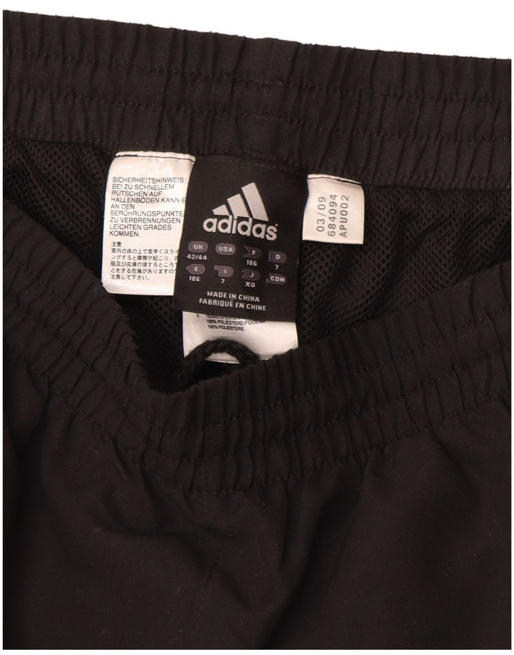 Мужские спортивные брюки ADIDAS Joggers UK 42/44, большой черный полиэстер