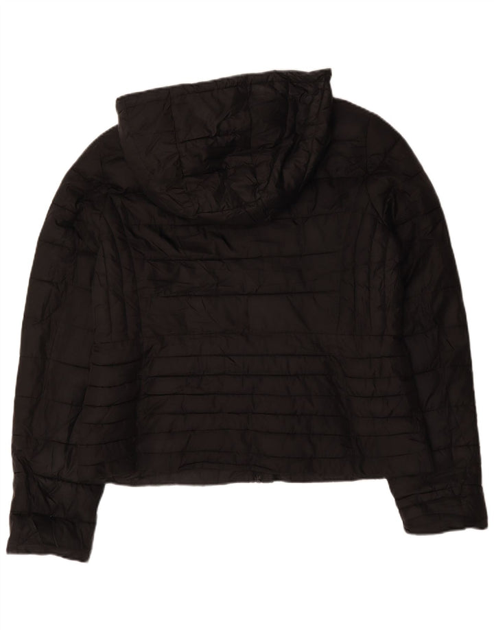 Женская стеганая куртка Zara UK 18 XL, черный полиэстер