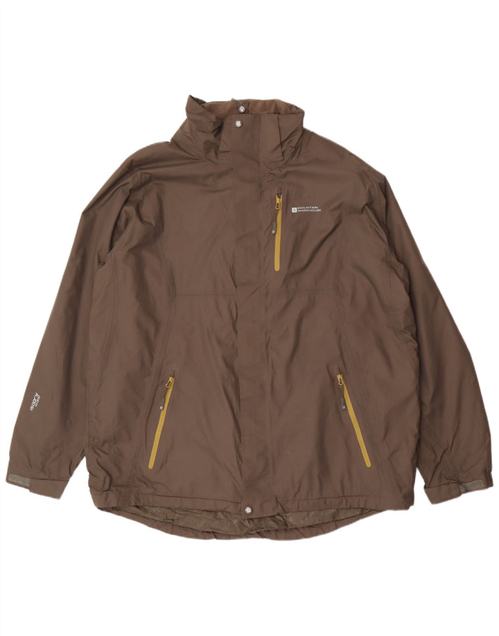 Мужская дождевик Mountain Warehouse UK 42 XL, нейлон цвета хаки