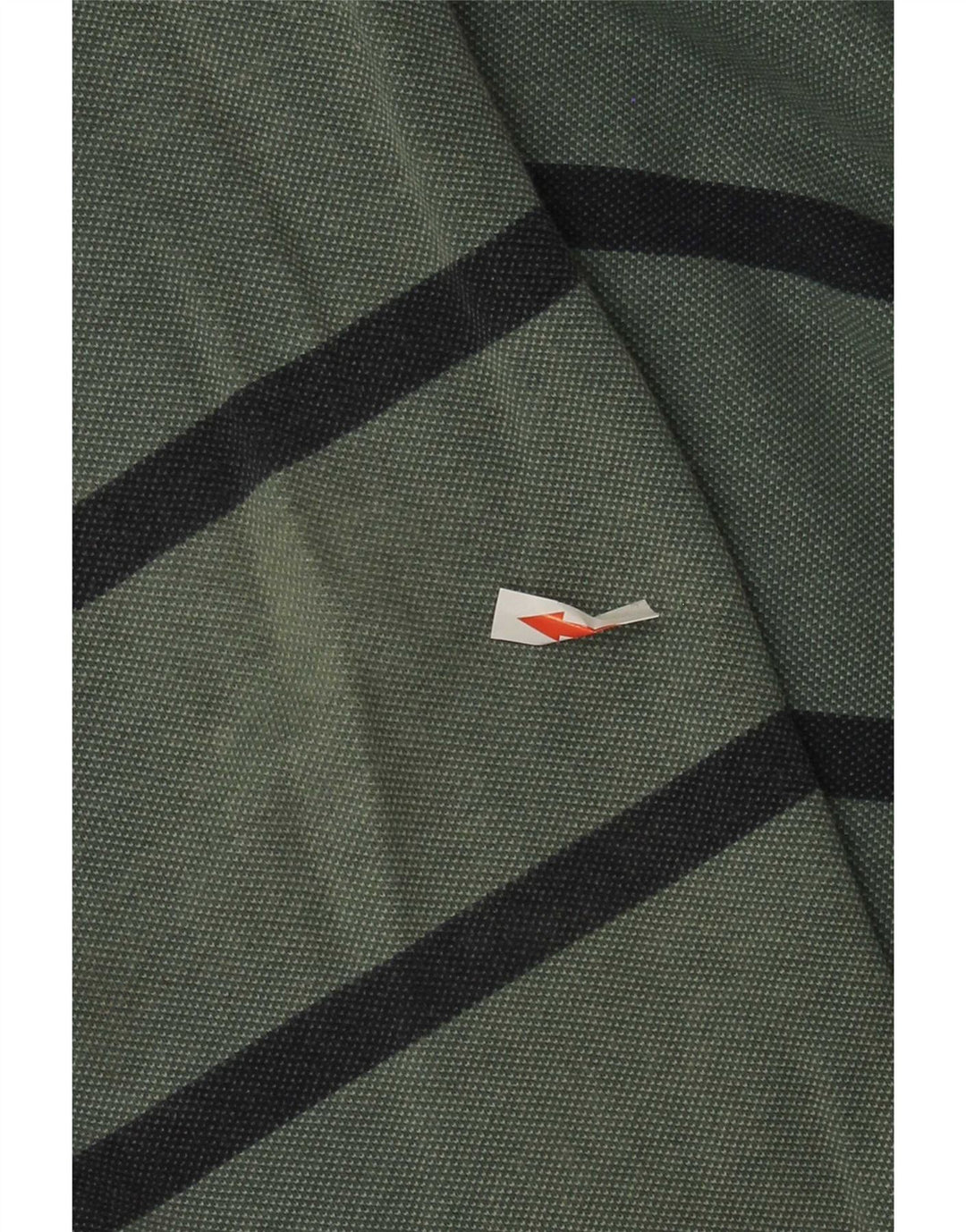 Мужской свитшот с воротником на молнии J. Crew, хлопковый джемпер среднего размера в зеленую полоску