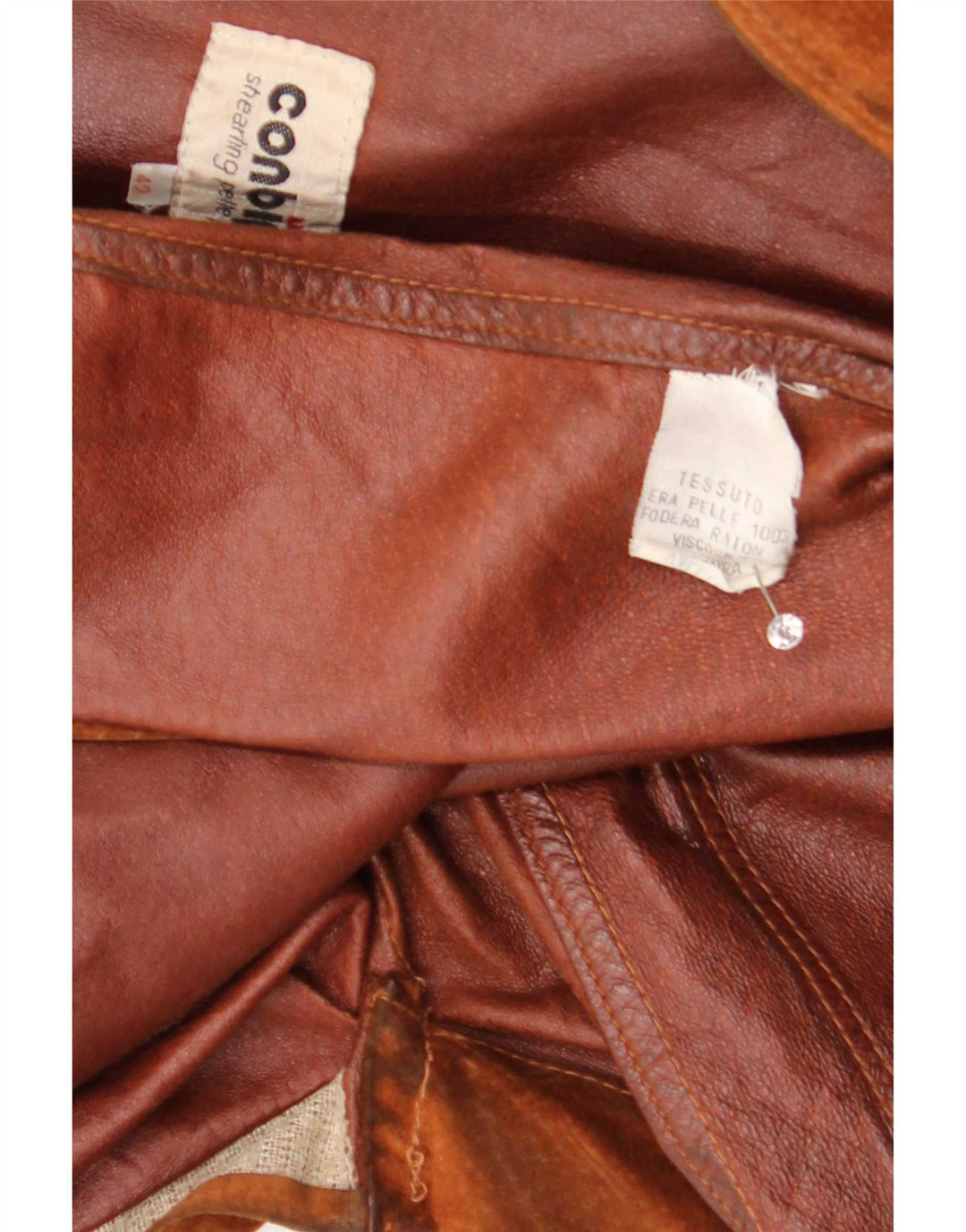 Женская замшевая куртка оверсайз Conbipel IT 42 Medium Beige Leather