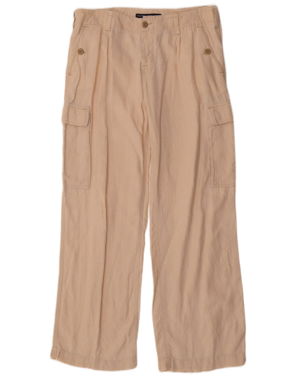 Ralph Lauren Mens Loose Fit Cargo Trousers W32 L30 Beige Linen
